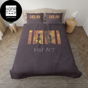 Pearl Jam Riot Act Album Brown Color Classic King Bedding Set