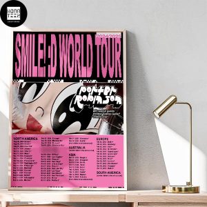 Porter Robinson Announces Smile World Tour 2024 2025 Fan Gifts Home Decor Poster Canvas