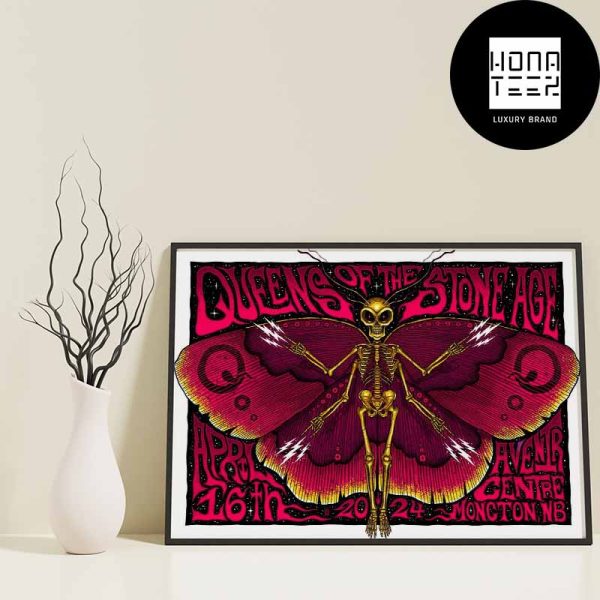 Queens Of The Stone Age The Avenir Centre In Moncton NB April 16 2024 Fan Gifts Home Decor Poster Canvas