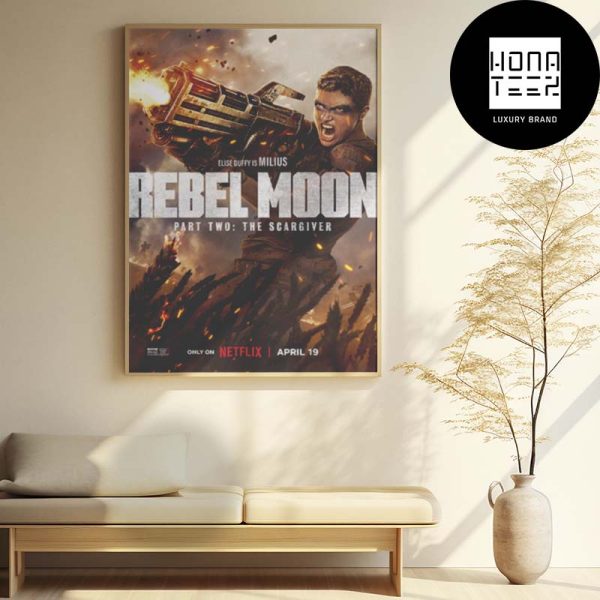 Rebel Moon Part Two The Scargiver Milius Fan Gifts Home Decor Poster Canvas