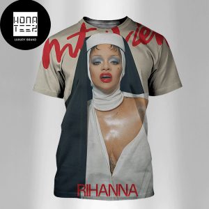 Rihanna On Interview Magazine Spring 2024 Fan Gifts All Over Print Shirt