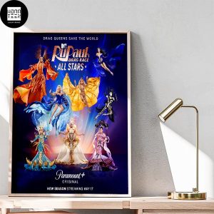 RuPaul’s Drag Race All Star New Season May 17 2024 Fan Gifts Home Decor Poster Canvas