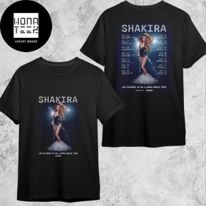Shakira Las Mujeres Ya No Lloran World Tour 2024 Portrait Fan Gifts Two Sides Classic T-Shirt