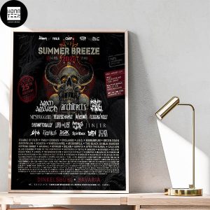 Summer Breeze Open Air 2024 Lineup Fan Gifts Home Decor Poster Canvas