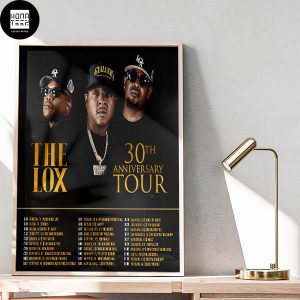 The Lox 30th Anniversary Tour Fan Gifts Home Decor Poster Canvas