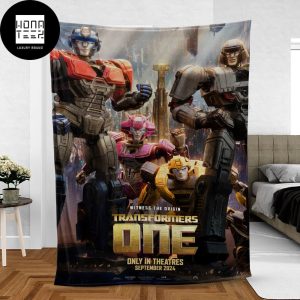 Transformers One In Theatres September 20 2024 Legends In The Making Fan Gifts Fleece Blanket