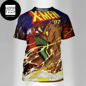 X-Men 97 Rogue And Gambit Belong Together Fan Gifts All Over Print Shirt