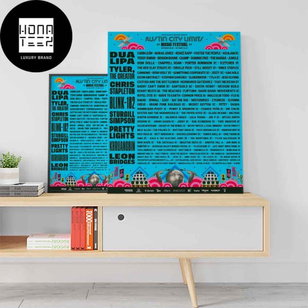 ACL Festival Lineup 2024 Fan Gifts Home Decor Poster Canvas