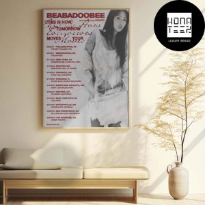 Beabadoobee This Is How Tomorrow Moves North America Tour 2024 Fan Gifts Home Decor Poster Canvas