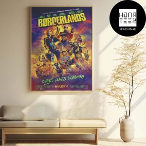 Borderlands Movie New Poster In Theaters On August 9 2024 Fan Gifts Home Decor Poster Canvas
