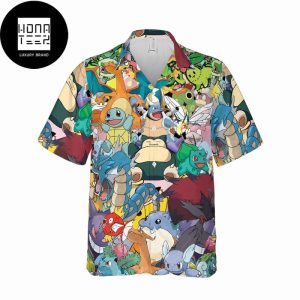 Magical Creatures Pokemon 2024 Trending Hawaiian Shirt