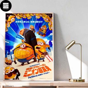 Despicable Me 4 New Poster Japanese Ver Fan Gifts Home Decor Poster Canvas