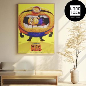 Despicable Me 4 New Poster This One Got Bite In Theaters July 03 2024 Fan Gifts Home Decor Poster Canvas