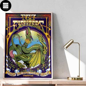 Foo Fighters Show At The PNC Music Pavilion In Charlotte NC May 09 2024 Home Decor Poster Canvas