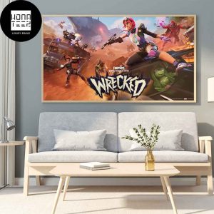 Fortnite Battle Royale C5S3 Wrecked Fan Gifts Home Decor Poster Canvas