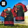 Godzilla Japanese Classic Design Vintage 2024 Trending Hawaiian Shirt