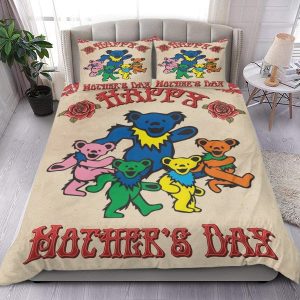 Grateful Dead Happy Mother’s Day 2024 Queen Bedding Set