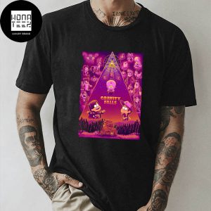 Gravity Falls With Full Characters Purple Color Fan Gifts Classic T-Shirt