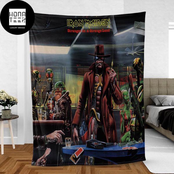 Iron Maiden Stranger In A Strange Land Fan Gifts Fleece Blanket