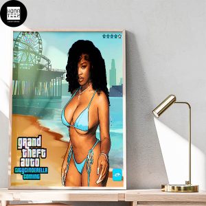 JT GTA City Cinderella Coming Fan Gifts Home Decor Poster Canvas