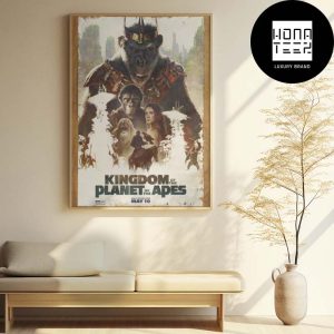 Kingdom Of The Planet Of The Apes In Theater May 10 2024 Fan Gifts Home Decor Poster Canvas