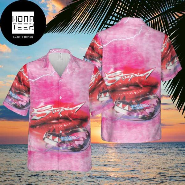 Lady Gaga Stupid Red Lip 2024 Trending Hawaiian Shirt