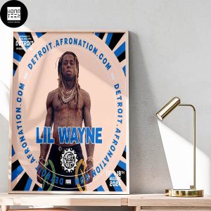 Lil Wayne At Afro Nation US August 17th And 18th 2024 Fan Gifts Home Decor Poster Canvas