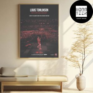 Louis Tomlinson For Every Question Why 1st June 2024 Fan Gifts Home Decor Poster Canvas