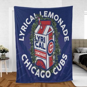 Lyrical Lemonade At Chicago Cubs July 03 2024 Luxury Fleece Blanket