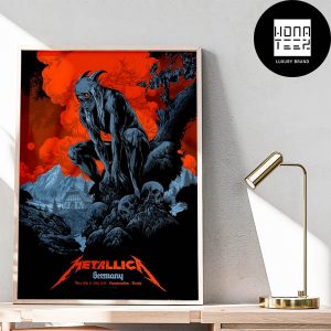 Metallica M72 Munich May 22 And 26 2024 Munich Germany Fan Gifts Home Decor Poster Canvas