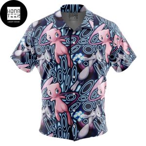 Mew x Mewtwo Pokemon 2024 Trending Hawaiian Shirt