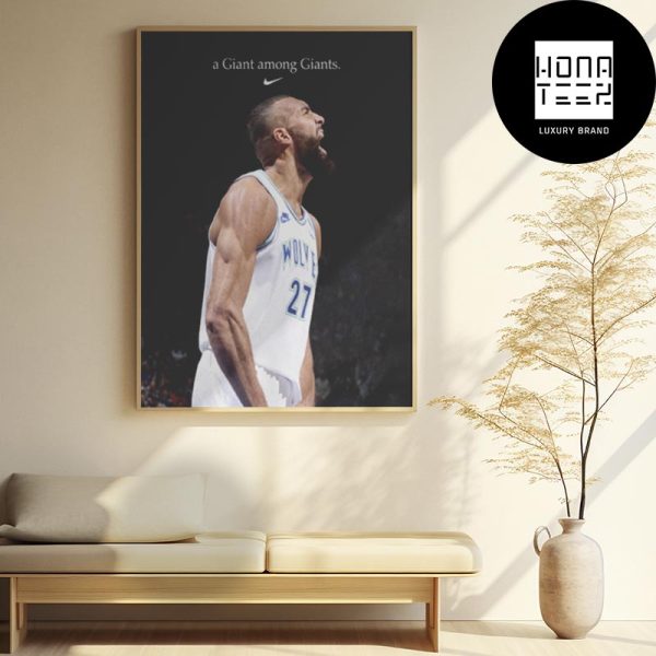 Minnesota Center Rudy Gobert Defensive Player Of The Year For The Fourth Time Fan Gifts Home Decor Poster Canvas