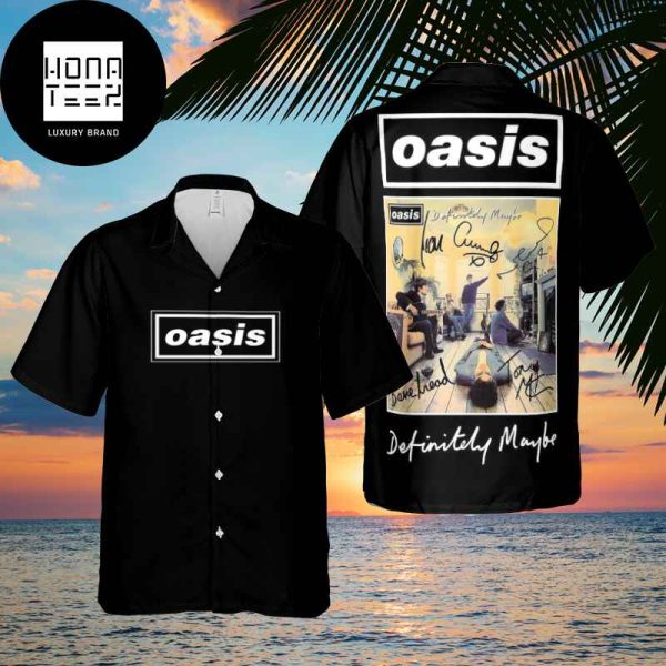 Oasis Definitely Maybe Album Cover 2024 Trendy Hawaiian Shirt
