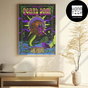 Pearl Jam At MGM Grand Garden Arena Las Vegas Neveda May 16th 2024 Fan Gifts Home Decor Poster Canvas