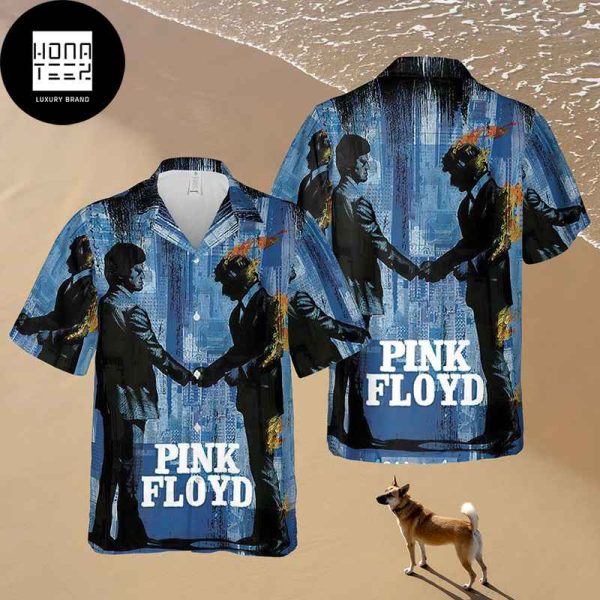 Pink Floyd Wish You Were Here Blue Color 2024 Trendy Hawaiian Shirt