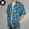 Pokemon Magikarp With Tropical Pattern Blue Color 2024 Trending Hawaiian Shirt