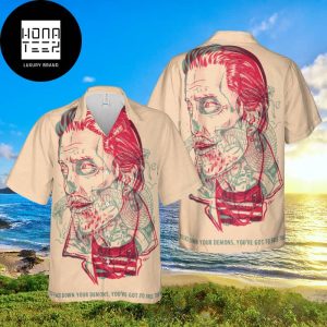 Queens Of The Stone Age Josh Homme To Face Down Your Demons Fan Gifts Trendy Hawaiian Shirt
