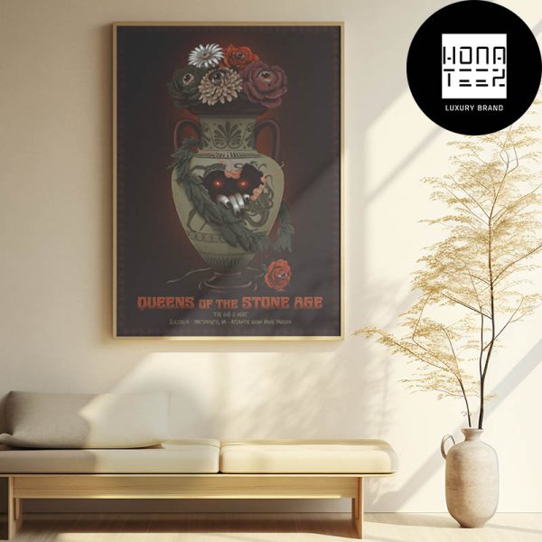 Queens Of The Stone Age May 06 2024 Portsmouth VA Fan Gifts Home Decor Poster Canvas