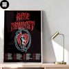 Rise Against 2024 US Tour Date Fan Gifts Home Decor Poster Canvas