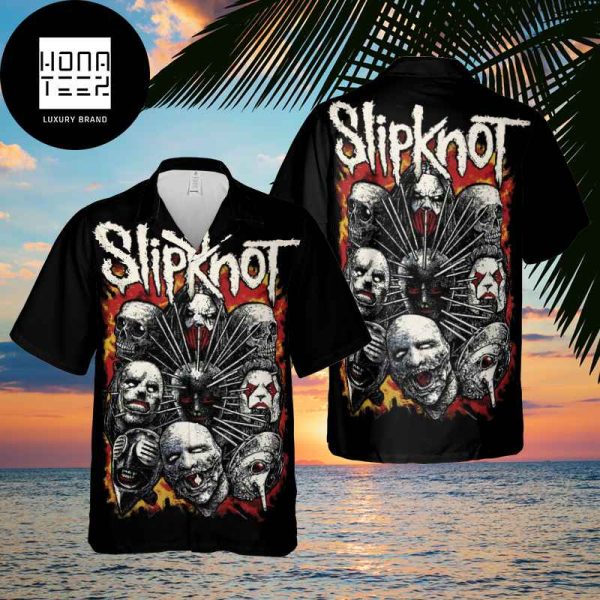 Slipknot Band Members Styles Classic Iconic 2024 Trending Hawaiian Shirt