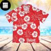 Slipknot Tropical Floral Pattern Blue Color 2024 Trendy Hawaiian Shirt