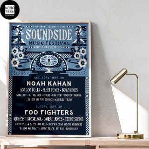 Soundside Music Festival 2024 Lineup Fan Gifts Home Decor Poster Canvas