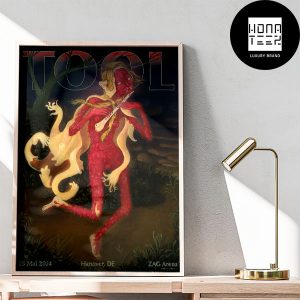TOOL effing TOOL In Hanover At The ZAG Arena 25 May 2024 Fan Gifts Home Decor Poster Canvas