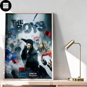 The Boys Season 4 More Chaos Coming Fan Gifts Home Decor Poster Canvas