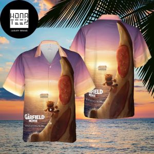 The Garfield Movie Cosplay Moana 2 New Poster Trendy 2024 Aloha Hawaiian Shirt