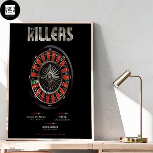 The Killers Show At Guadalajara And Monterrey And Mexico City On This October 2024 Fan Gifts Home Decor Poster Canvas