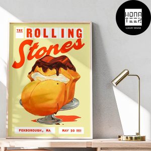 The Rolling Stones Hackney Diamonds Tour Foxborough MA On May 30 2024 Fan Gifts Home Decor Poster Canvas