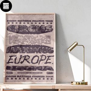 Travis Scott Circus Maximus Stadium Tour Europe Added Spain And Portugal 2024 Fan Gifts Home Decor Poster Canvas