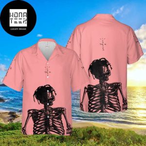 Travis Scott Skull Jack Catus Pink Pastel Color 2024 Trending Hawaiian Shirt