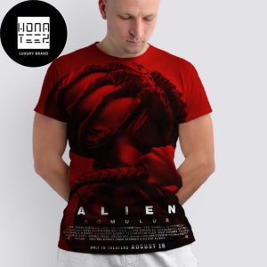 Alien Romulus New Poster In Theaters August 16 2024 Fan Gifts All Over Print Shirt